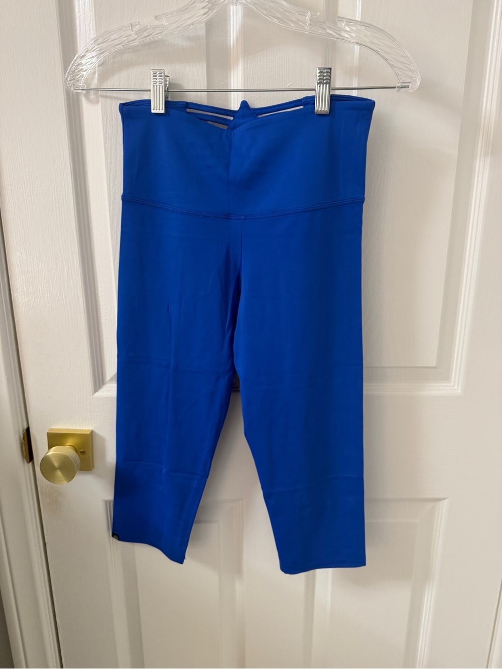 Onzie Royal Blue Athletic Cropped Leggings, Capri length, Size XS